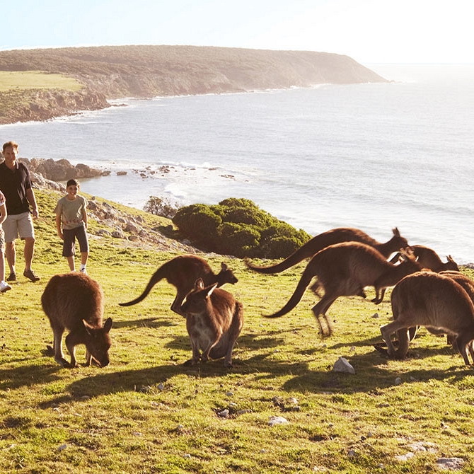 Family on Kangaroo Island Australia - Best Multigenerational Family Vacations