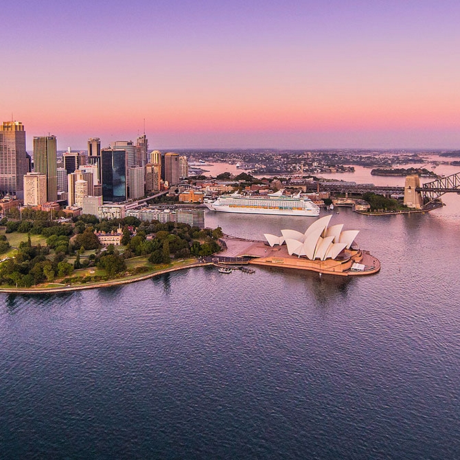 Sydney Harbour at Sunset