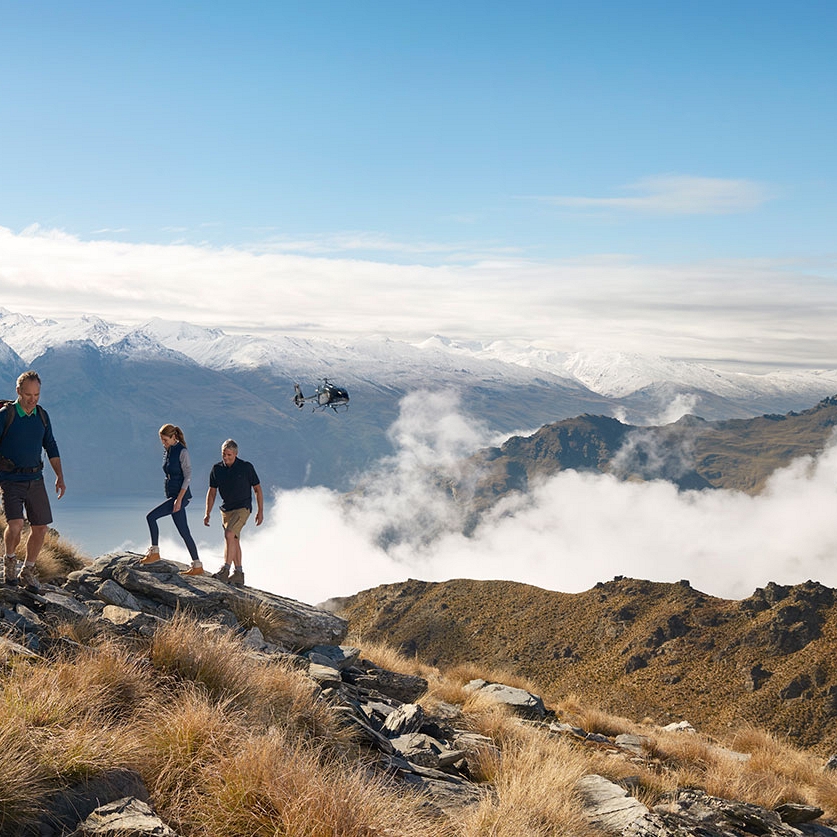 Hiking Cecil Peak in New Zealand