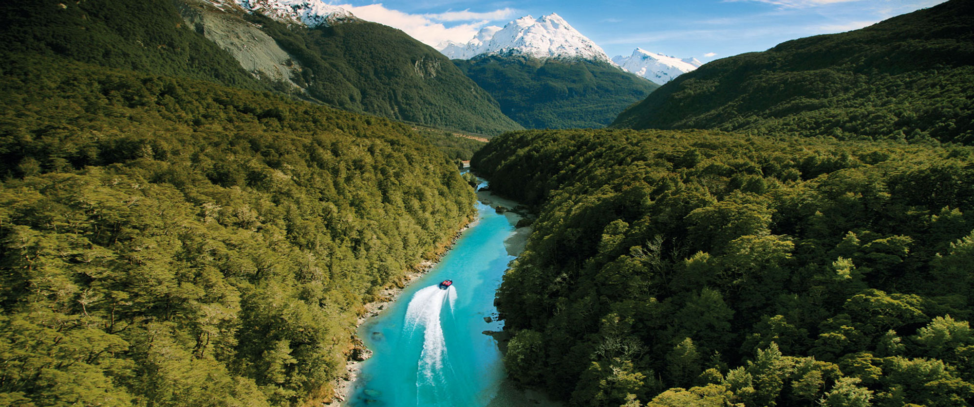 Jet Boating in Mt Aspiring National Park