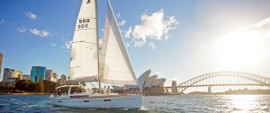 Sailing on Sydney Harbour in Australia