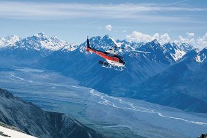 New Zealand Romantic Luxury Vacation - Queenstown Helicopter Over Mt Cook