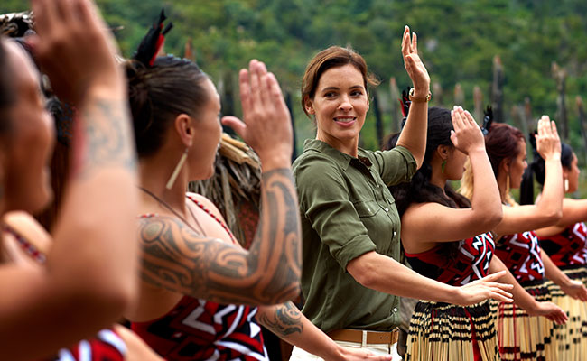 Maori cultural interactions at Te Puia, Rotorua, New Zealand