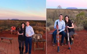 Tali Wiru dinner - Sunset at Ayers Rock