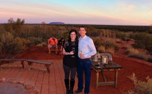 Tali Wiru dinner - Sunset at Ayers Rock