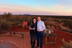 Tali Wiru dinner - Sunset at Ayers Rock