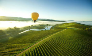 Luxury Australia honeymoon - Hot air balloon over Yarra Valley